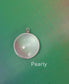close up of pearly Pearlescent Pendant