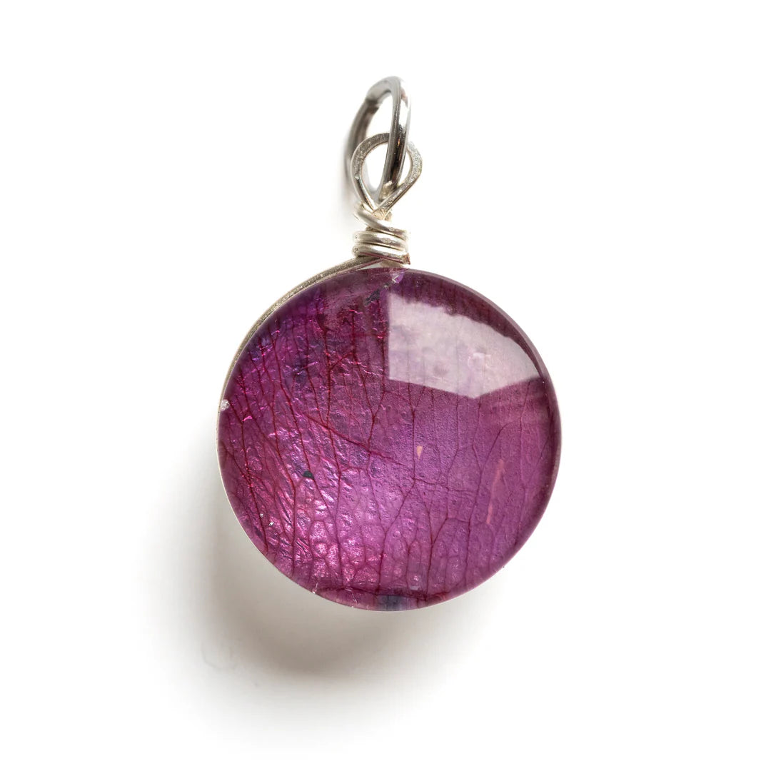 Colorful Rose Petal Pendant