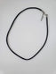 17" Faux Black Leather Cord
